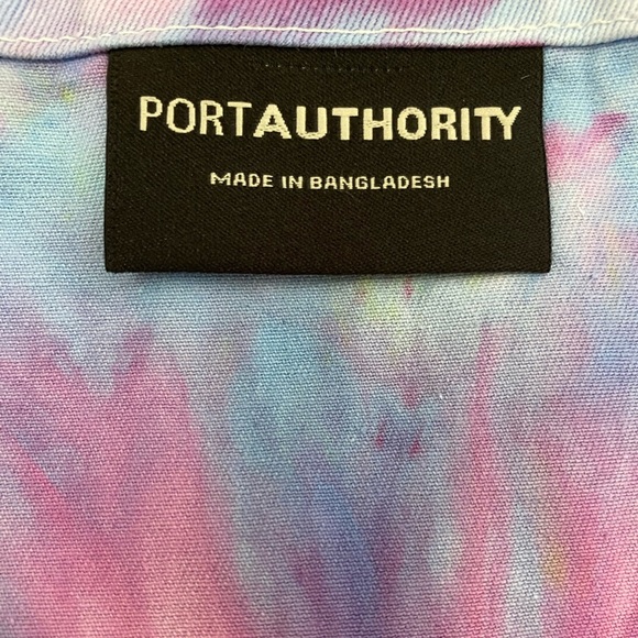 Apron ICE TIE DYE Port Authority Unique & Colorful for Kitchen, Studio, Workshop - Picture 6 of 9